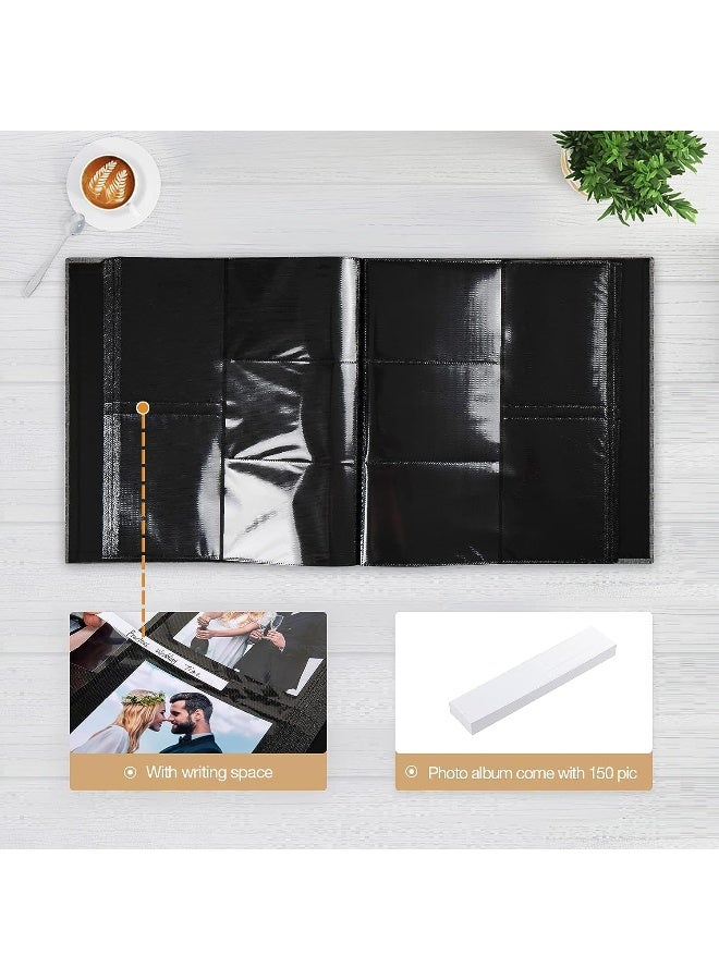 Potricher  Linen Hardcover Photo Album 4X6 601 Photos Large Capacity For Family Wedding Anniversary Baby Vacation  - Image 3