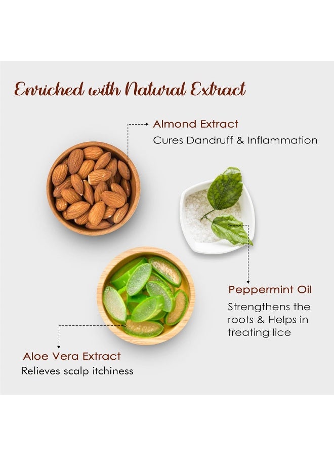 NUTRIGLOW سبا شعر نوتري جلو للشعر الجاف والتالف | علاج ترميم عميق للعناية بالشعر الخالي من التجاعيد مع شعر ناعم ولامع على الفور | خالي من البارابين والكبريتات (500 جرام) - Image 5