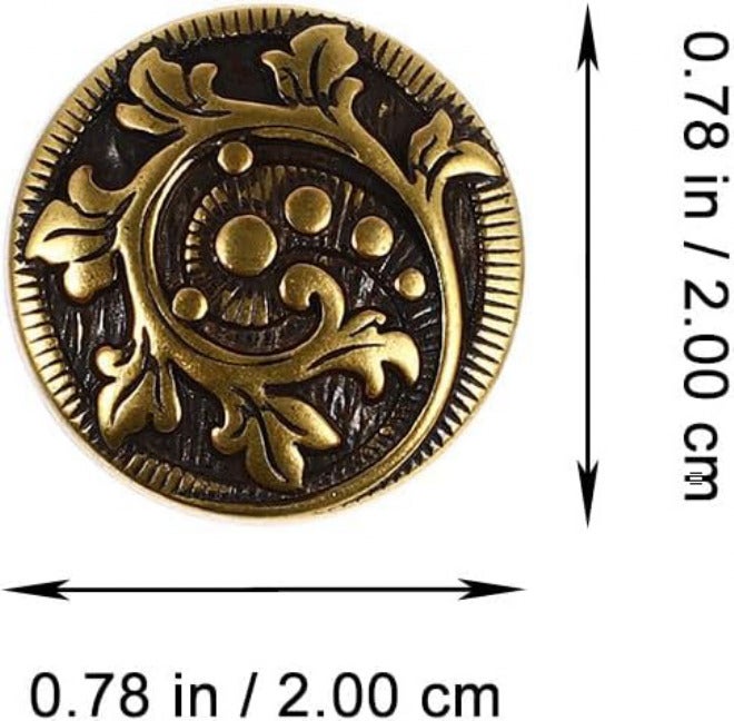 20pcs Alloy Suit Buttons Retro Coat Decorative Vintage Sewing Buttons for Blazer and Shirt Repair for Uniforms and Craft Sewing - Image 2