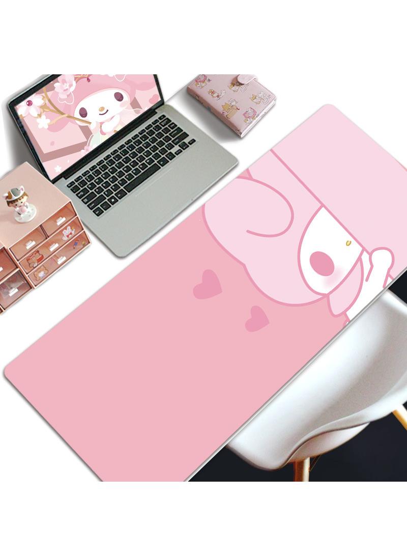 Y&D My Melody Girls Gift Gaming Mouse Pad Extended Large Mat Desk Pad Stitched Edges Mousepad Long Mouse Pad And Non-Slip Rubber Base Mice Pad 800X300X4mm  - Image 1