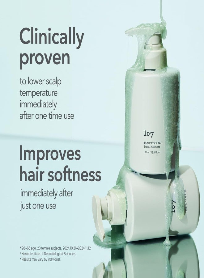 107 SCALP COOLING Breeze Shampoo - Soothing & Refreshing scalp cooling shampoo with 3-Year Aged Fermented Mugwort Vinegar – Scalp Care, Sebum Control (12.84 oz) - Image 5