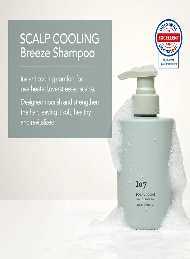 107 SCALP COOLING Breeze Shampoo - Soothing & Refreshing scalp cooling shampoo with 3-Year Aged Fermented Mugwort Vinegar – Scalp Care, Sebum Control (12.84 oz) - Image 2