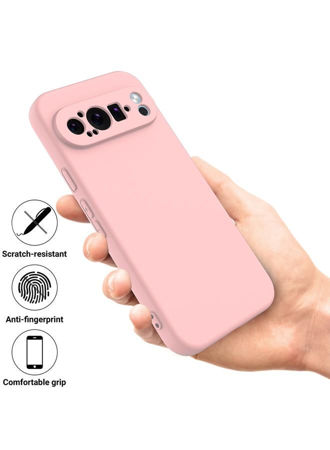 Zaboon Case For Google Pixel 9 Pro XL Pure Color Liquid Silicone Shockproof Phone Case - Image 2