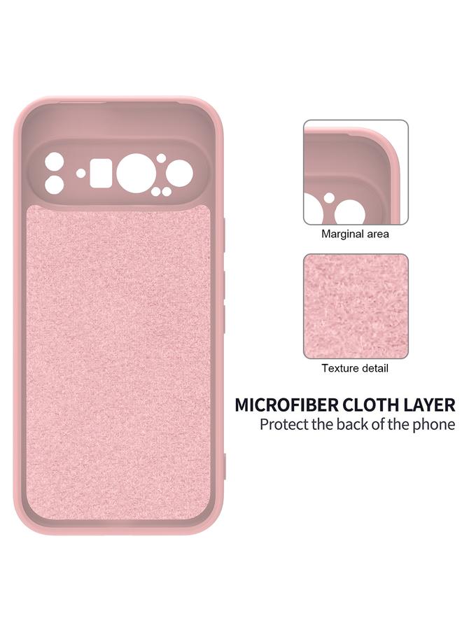 Zaboon Case For Google Pixel 9 Pro XL Pure Color Liquid Silicone Shockproof Phone Case - Image 5