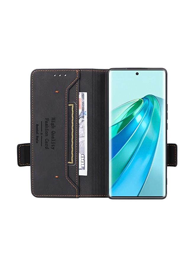 Honor X9a/X9A 5G Flip Wallet Case Cover,PU Leather Flip Folio Case with Card Holders TPU Inner Shell Phone Foldable Stand Shockproof Anti-Scratch  - Image 3