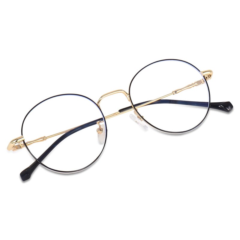Dervin Zero Power Computer Bluelight Blocking Glasses For Men and Women | Blue Cut Computer Glasses | Full Rim Oval Shape Glasses | Anti Glare, Lightweight & Blocks Harmful Rays - Image 3