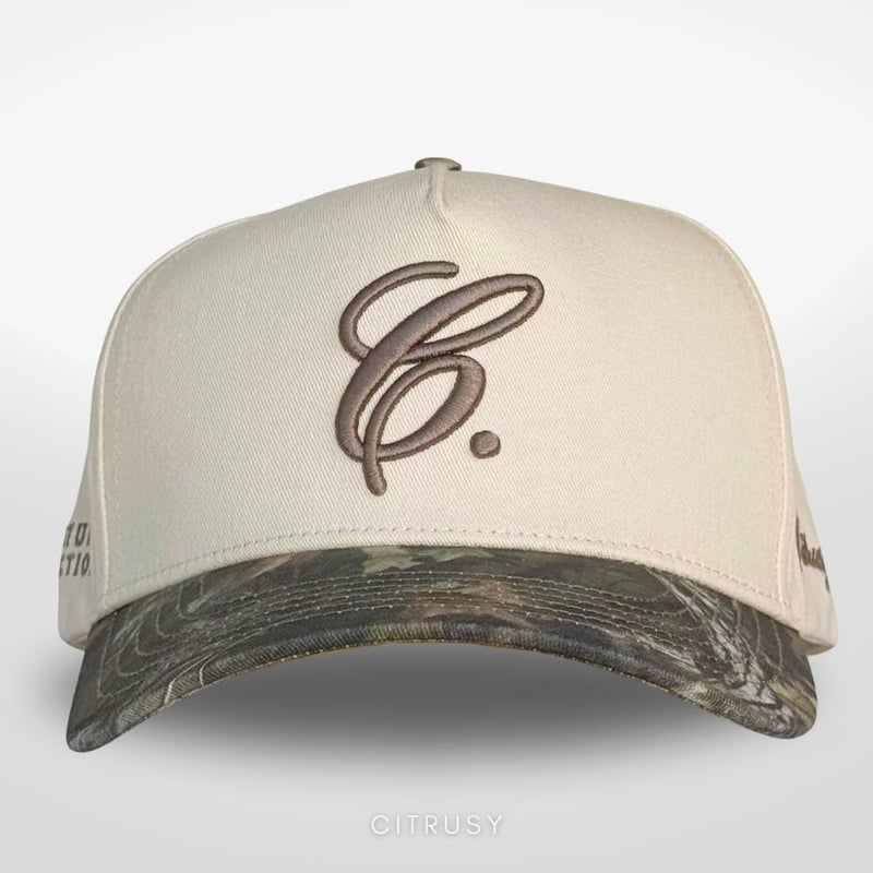CITRUSY Vintage Fashion Trucker Hat | Men & Women | Embroidered Western Trendy Baseball Caps | Country Cute Retro Hats for Cowgirls & Cowboys | Camo Red Cotton | Snapback Hat (Signature C. | Camo) - Image 2