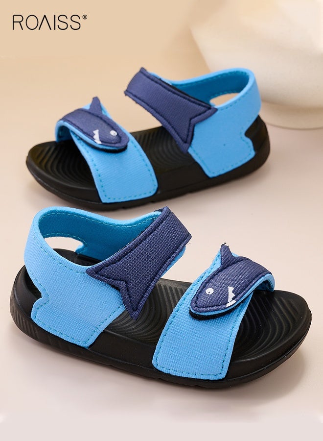 roaiss Boys Summer Sandals, Comfort Sports Sandals with Non-slip Sole, Breathable Lightweight Beach Shoes for Kids, Suitable for Outdoor Activities  - Image 2