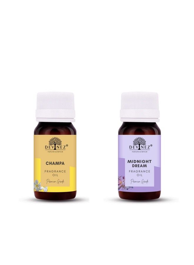 Devinez Champa Midnight Dream Aroma Oil For Diffuser/Ultrasonic Aroma Diffuser/Tealight Diffuser/Reed Diffuser 60Ml Each - Image 1