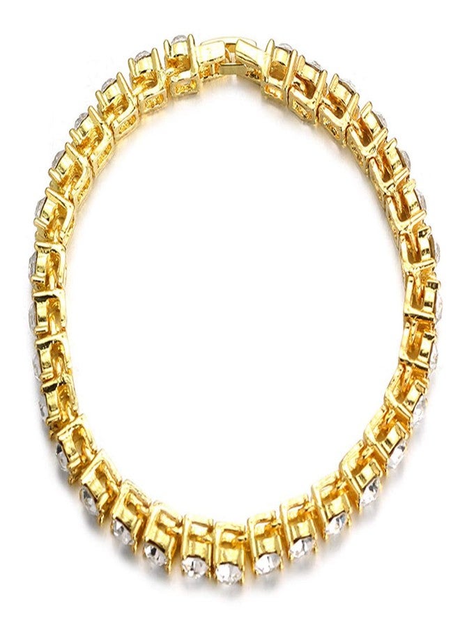 Halukakah Cat Collar Diamond Tennis Chain - Elite - Gold Chain for Cats & Kittens Iced Out - 18k Real Gold Plated 7" Collar Size - for Decoration Only - Get Your Cat Catwalk Ready - Image 4