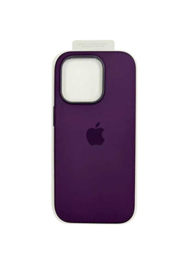 Generic High Quality iPhone 16 Pro Protective Case With MagSafe Charging Support – Plum Color  - Image 2