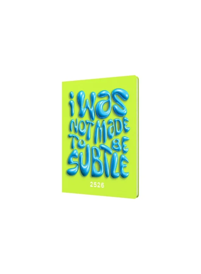 Collins Collins Affirmation 12 Month Planner, July 2025-July 2026 Week-to-View Diary, A5 Hard Cover, Green