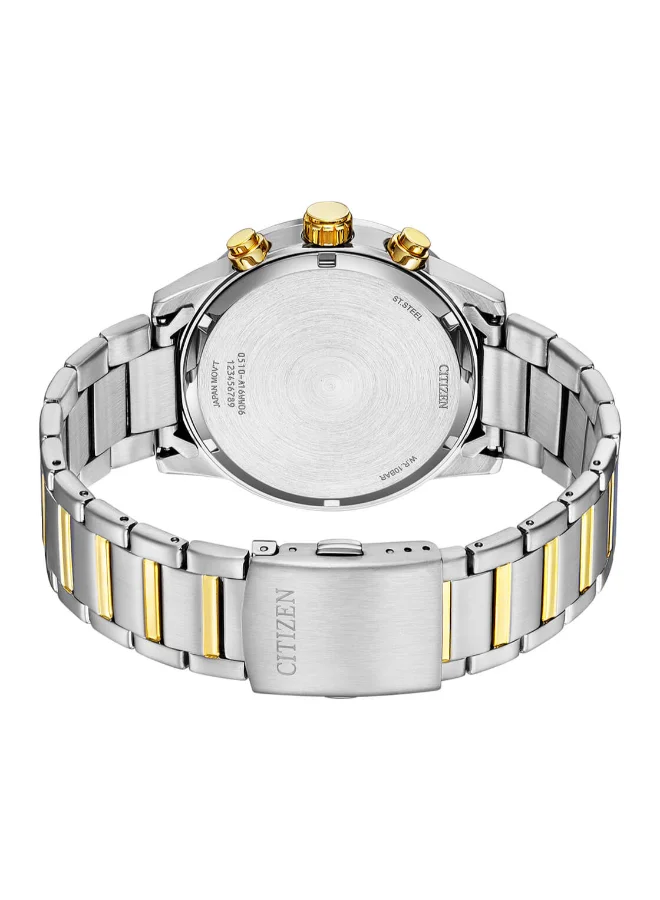 CITIZEN Men's Stainless Steel with Two-Tone Gold Plating Strap  Watch AN3689-55X - 44 mm