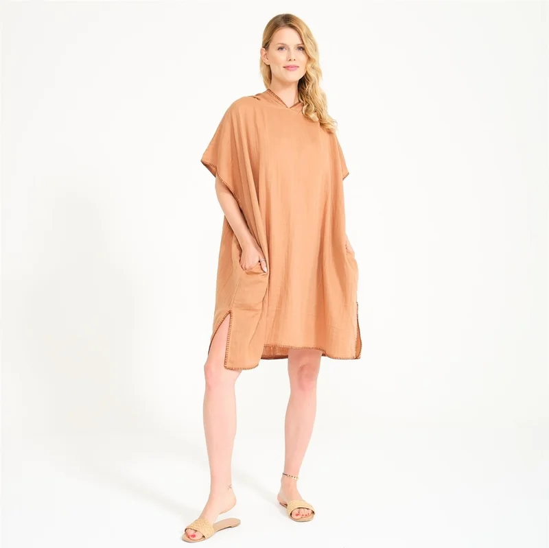ميسبيغا Unisex Muslin Hooded Surf Adult Poncho