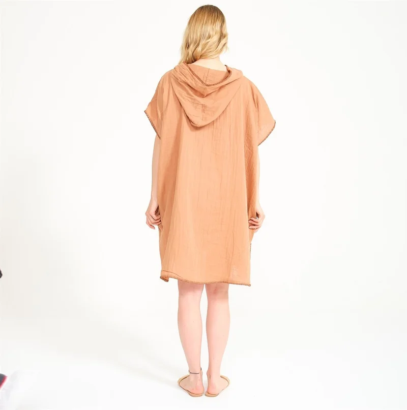 ميسبيغا Unisex Muslin Hooded Surf Adult Poncho