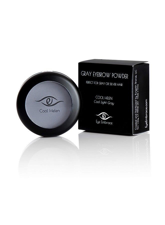 Eye Embrace Cool Helen: Light Gray Eyebrow Powder/Hair Powder/Root Cover Waterproof Cruelty Free - Image 5