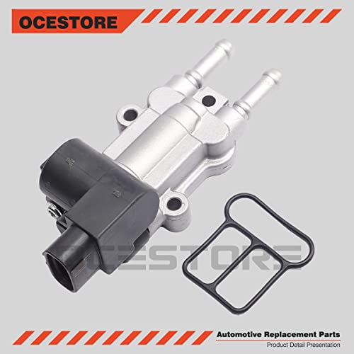 OCESTORE Idle Control Valve, 22270-0D040 Replacement Part for 2002-2006 Corolla, 2003-2006 Matrix, 2003-2006 Vibe - 222700D040 IACV IAC Valve Black - Image 2