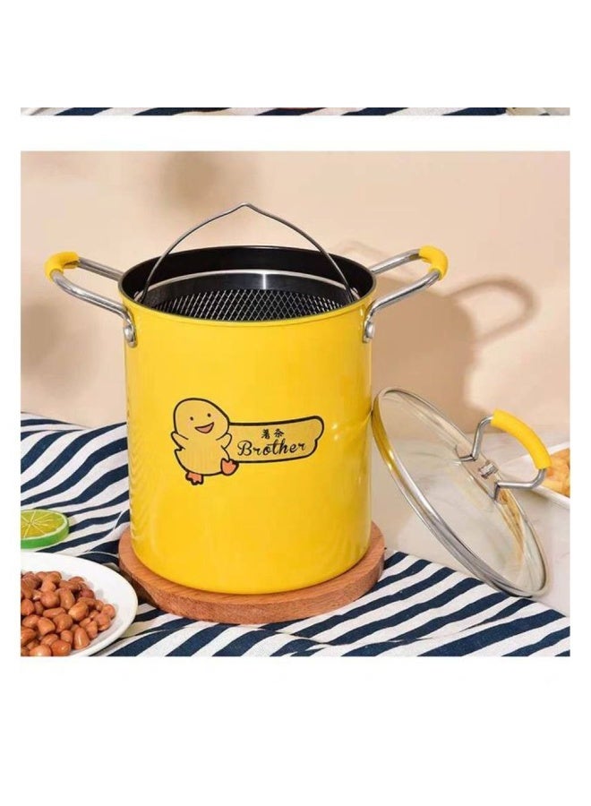 frying pan, 3 liters, with basket and glass lid - Image 2