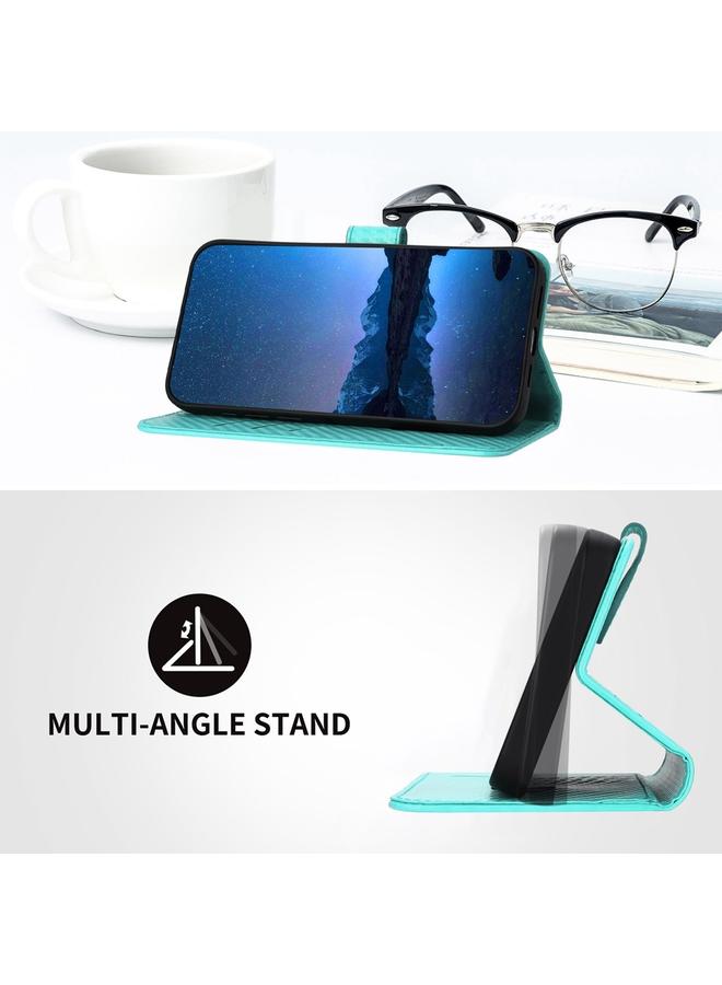 S-TOP Case For Samsung Galaxy A50 / A50s YX0070 Carbon Fiber Buckle Leather Phone Case with Lanyard - Image 4