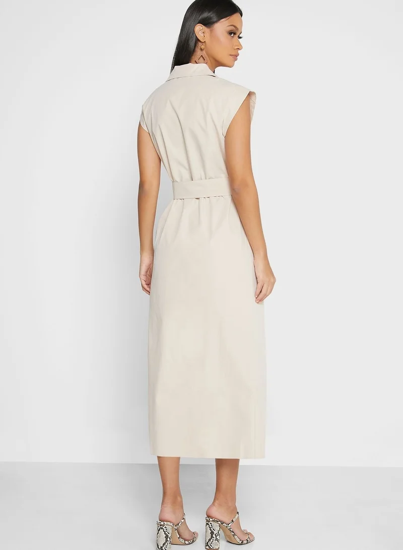 Ella Belted Midi Dress
