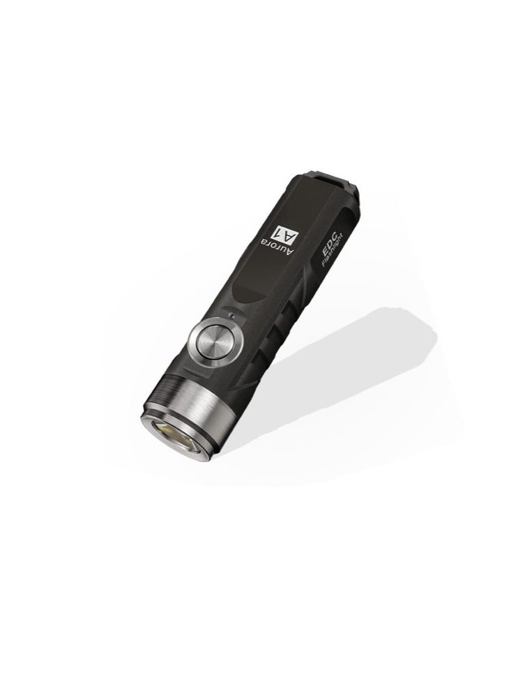 RovyVon RovyVon A1 Keychain Flashlight - 650 Lumens - 110 Meters Beam - 330mAh Battery - Type-C Charging - Black Color  - Image 1