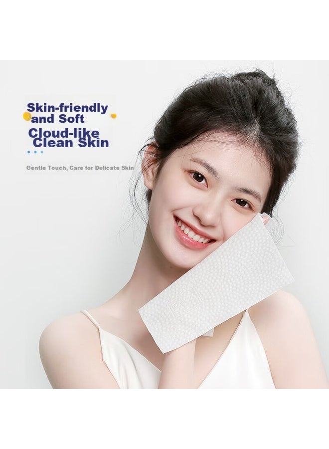 Ito Disposable Face Towels, 70 Sheets * 3 Rolls, Hanging Facial Cleansing Wipes, Thickened Face Towels, Soft And Fluffy - Image 4