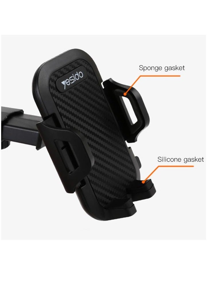 Yesido C23 Universal Car Phone Holder Stand Dashboard Windshield GPS Car Mount Bracket Sucker Mobile Phone Holder Under For 6.4 inch devices - Image 5
