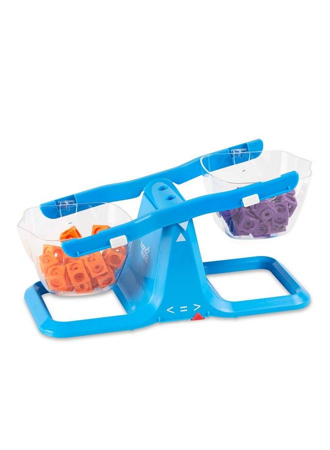 hand2mind Blue Nestable Bucket Balance Clear Double Bucket Balance Scale For Liquids And Solids Easy To Assemble Kids Scale Space Saving Storage Base Balance Scale For Classroom (Set Of 1) - Image 5