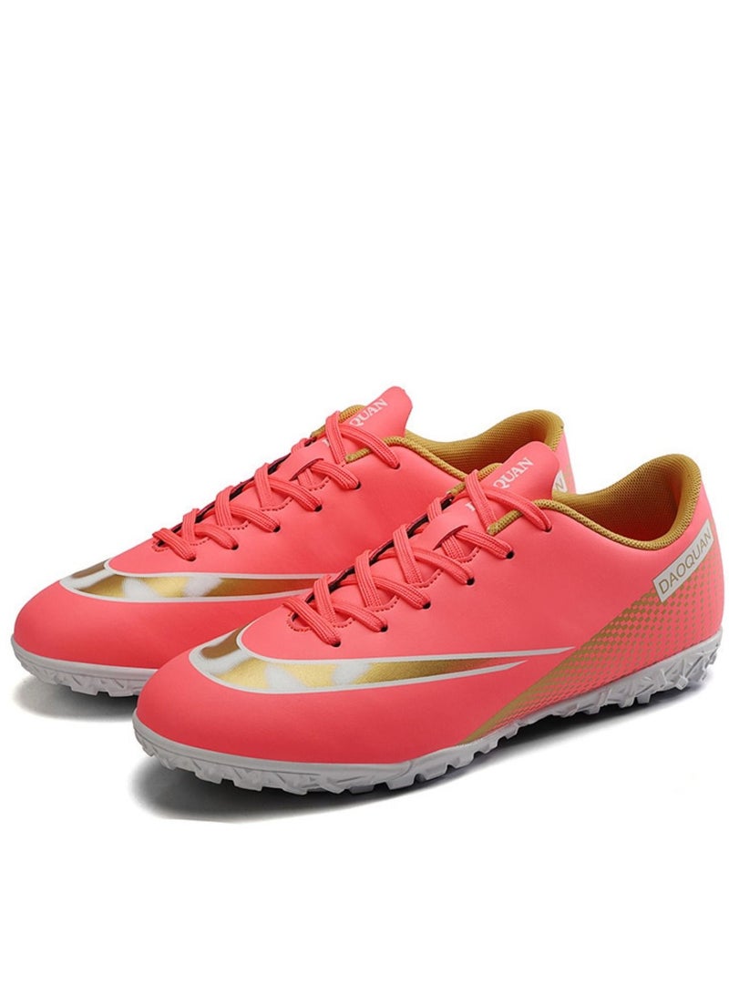 Loquat High-Top Anti-Slip Competition Sports Football Shoes Red  - Image 1