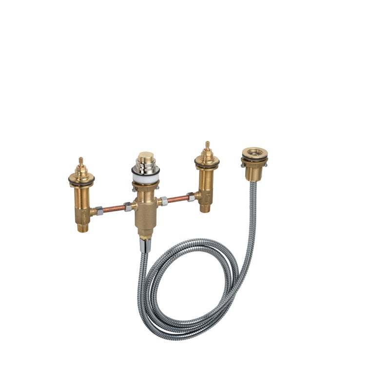 hansgrohe 06646000 4Hole Rough Tub FillerBrass 05