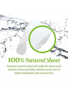 Glam Up Sheet Mask Refreshing Peppermint (10 sheets) - Calming, Pore Tightening  - Image 4