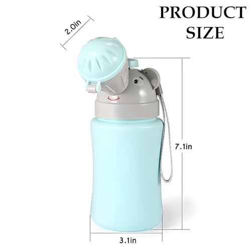 SYGA Portable Baby Potty Urinal Emergency Toilet for Camping Car Travel and Kid Potty Pee Training (Blue) - Image 3
