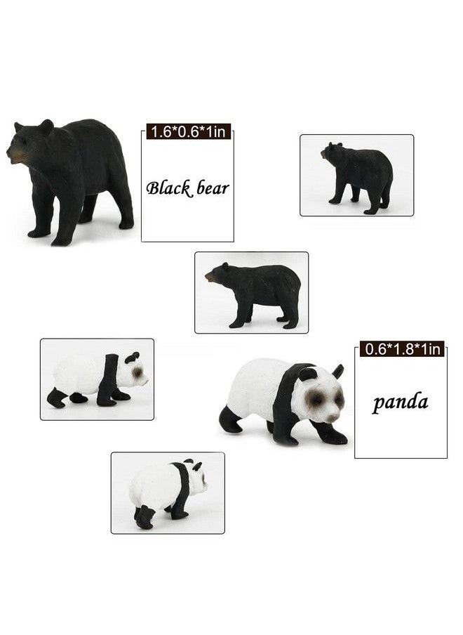 Generic - 12 Pcs Safari Animals Figures Toys Set, African Jungle Realistic Jumbo Wild Zoo Animals Figurines, Farm Animal Toys With Elephant, Giraffe, Lion, Tiger, Gorilla For Kids Toddlers - Image 1
