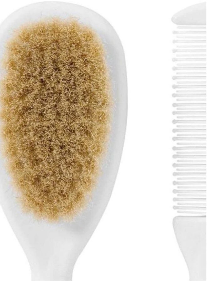 شيكو فرشاة ومشط شيكو، لون وردي، مناسب للأطفال من عمر 0 ​​أشهر فما فوق - Image 2