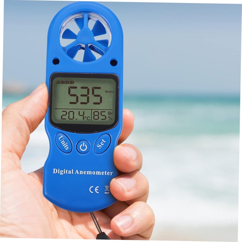 Digital Hygrothermograph Handheld Wind Speed Temperature Humidity Gauge for HVAC - Image 4