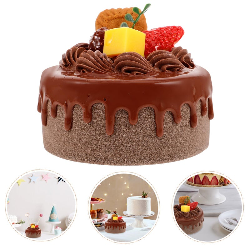 Realistic Mango Flavor Fake Cake Model For Dessert Display Photography Props Shop Showcase - Image 4