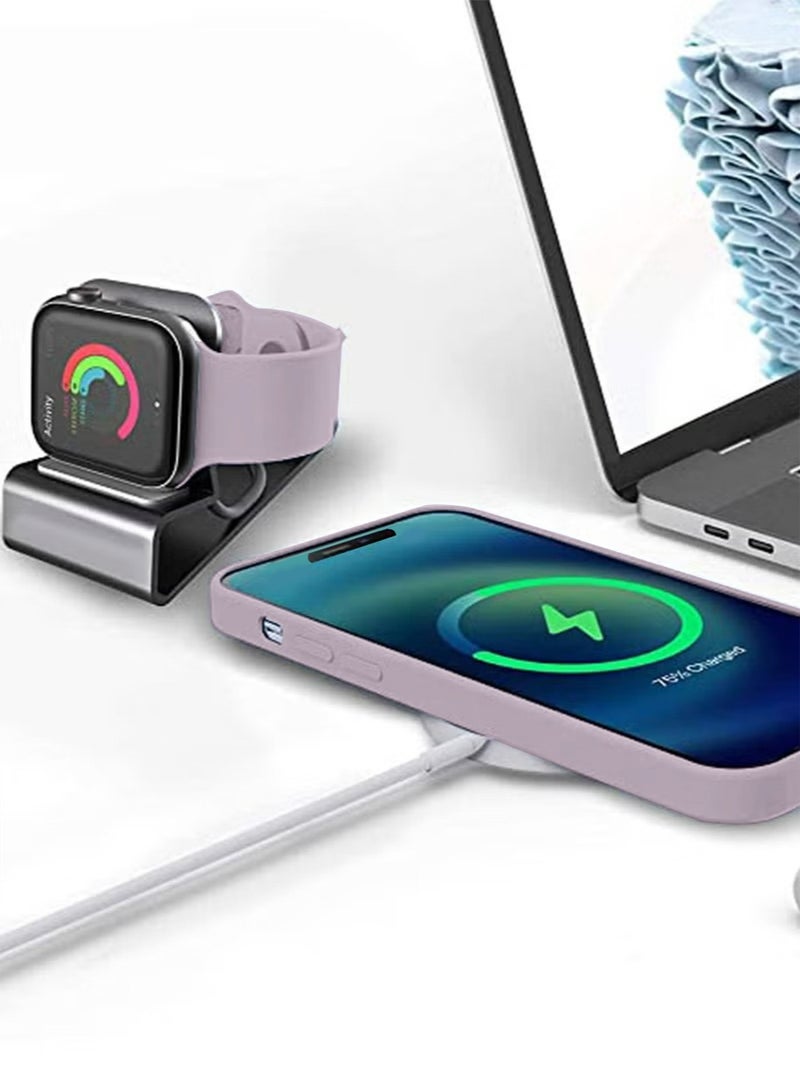 iPhone 15 Plus Mobile Case Cover with Soft Liquid Silicone Protection Anti-Scratch Shockproof Accessories Slim Protective Back Cover with Comfortable Hold Touch Feeling and Anti-fingerprint - Image 4