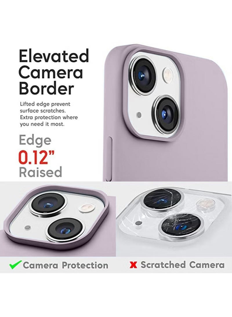 iPhone 15 Plus Mobile Case Cover with Soft Liquid Silicone Protection Anti-Scratch Shockproof Accessories Slim Protective Back Cover with Comfortable Hold Touch Feeling and Anti-fingerprint - Image 3
