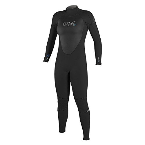 O'NEILL Women's Epic 3/2mm Back Zip Full Wetsuit, Black/Black/Black, 6 - Image 4