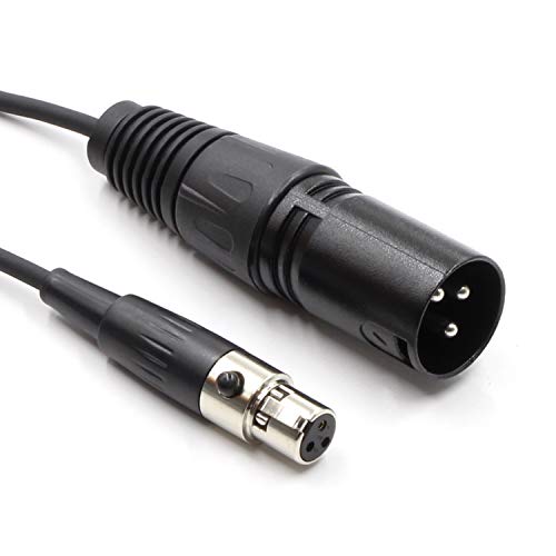 SiYear 3 Pin XLR Male Plug to 3 Socket Female Mini XLR Pro Lapel Microphone Cable -TA3-XLR Cable（65CM/25 inch - Image 1