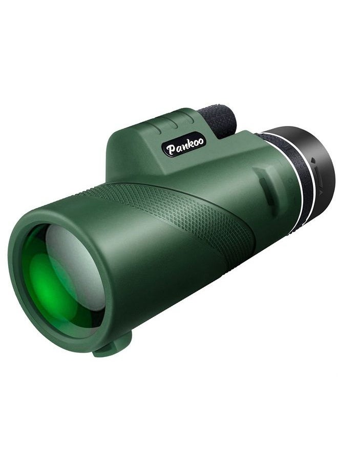 Pankoo 40X60 Monocular Telescope with Smartphone Holder & Tripod, 2023 Power Prism Compact Monoculars for Adults Kids, HD Monocular Scope for Bird Watching Hiking Concert Travelling  - Image 1