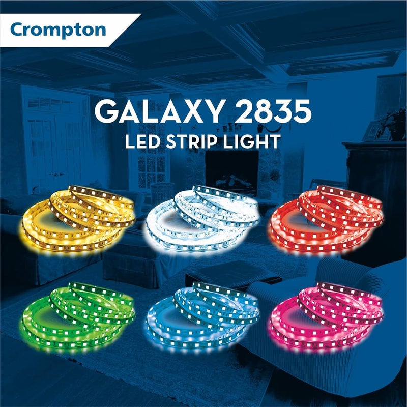 Crompton كومبتون 25 واط 5 متر شريط ضوء LED أحمر 300 LED ساطع موفر للطاقة 22 لومن حزمة من 1 بدون سائق - Image 5
