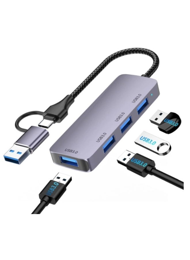 Haing 4 IN1 USB &TYPE-C HUB 4PORT - Image 5