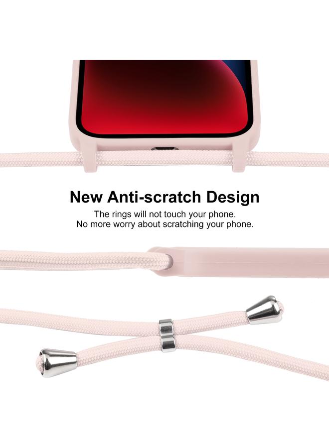 اس-توب جراب لهاتف iPhone 15 Plus مزود بحبل كروس بودي وغطاء سيليكون سائل - Image 3