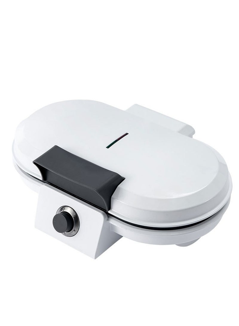 سوكاني صانعة الوافل الكهربائية على شكل قلب: لوحان وتسخين سريع - شكل بيضاوي أبيض مع طبقة غير لاصقة ومقاومة للخدش للوافل البلجيكي - Image 2