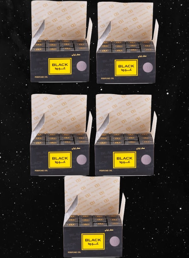 بانافع 60 قطع عطر بلاك عود زيتي 3 مل - Image 1