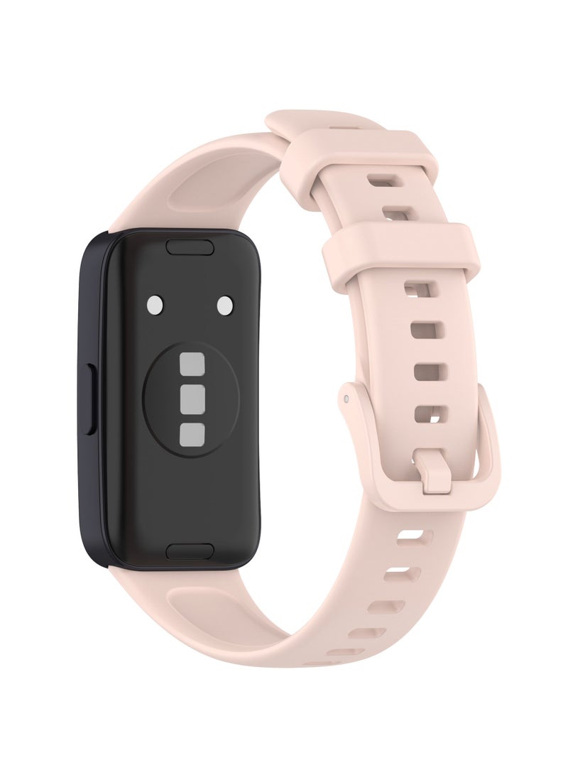 Straps Compatible with Huawei Band 10,Band 9,Band 8 Soft TPU Band for Men and Women,Pink - Image 2