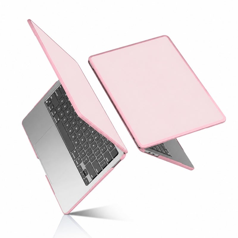 حافظة M1 MacBook Air مقاس 13 بوصة لـ A2337/A2179/A1932 2021/2020/2018، إطار TPU مضاد للتمزق + غطاء واقٍ مضاد لبصمات الأصابع من البولي كربونات فائق النحافة - Image 1