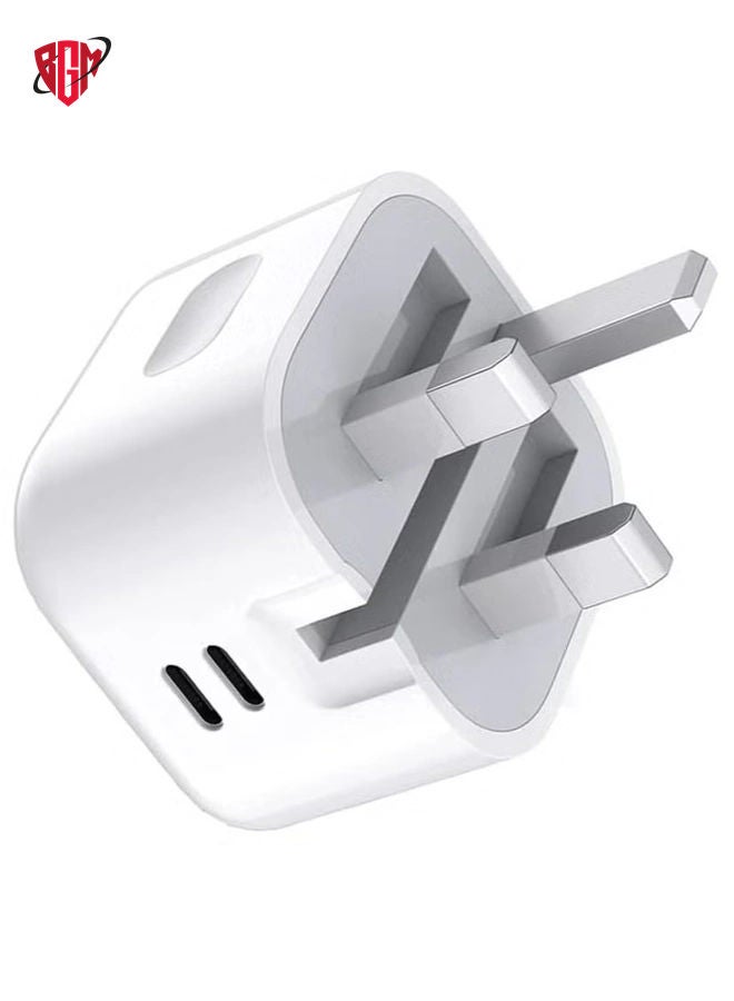 BGM "35W Dual Port USB-C Charger for Nothing Phone 2 / Nothing Phone 1 â€“ Foldable GaN Fast Charger with Type C PD Adapter, Travel-Friendly Power Plug" - Image 2
