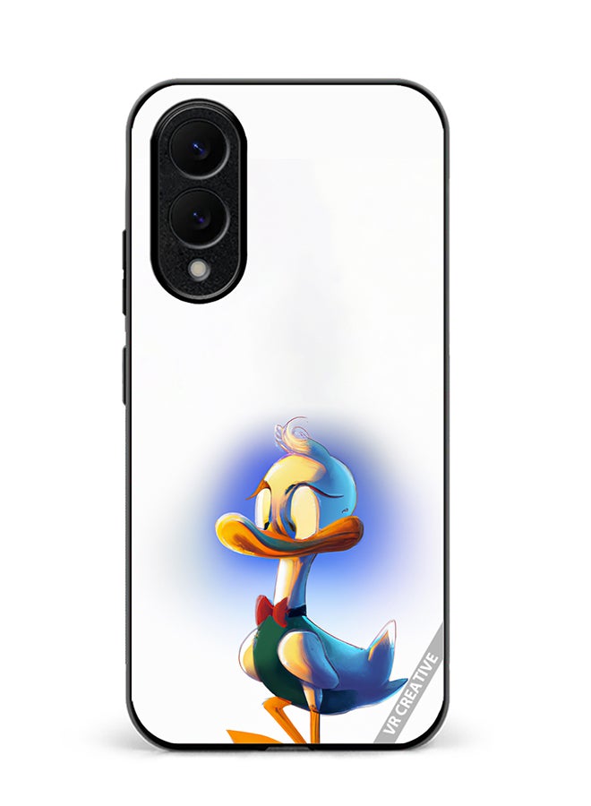 VR CREATIVE Protective Case Cover For Samsung Galaxy S25 Edge Donald Duck Design Multicolour